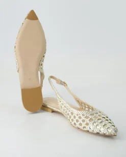 1969-775 Slingpumps in Gold
