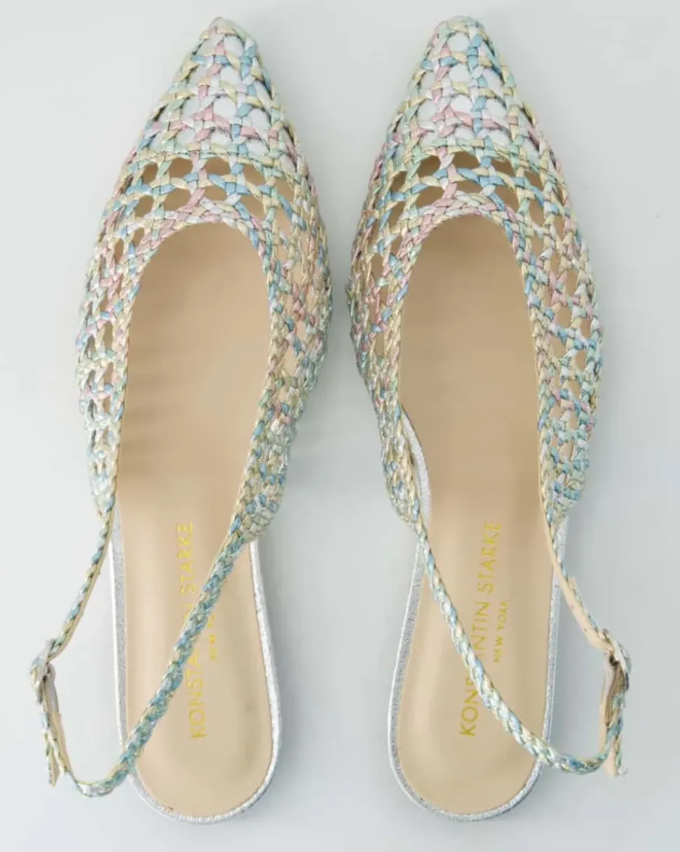 1969-225 Slingpumps in Mehrfarbig