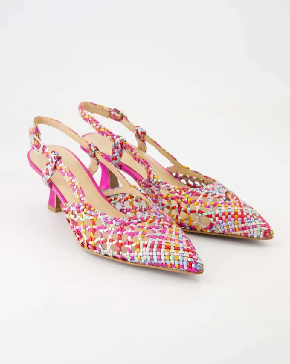 4879 Slingpumps in Mehrfarbig