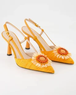 1980 Slingpumps in Orange