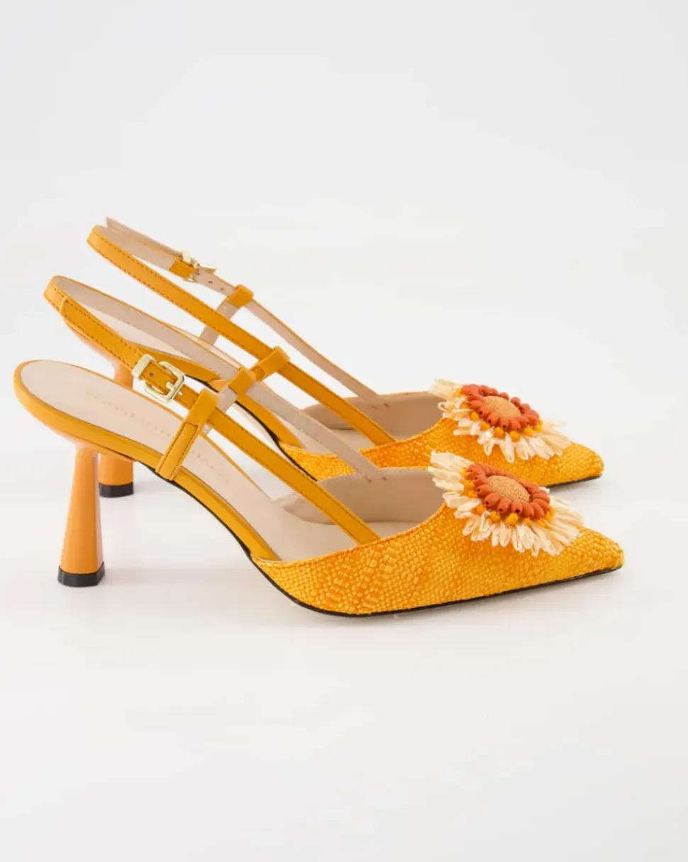 1980 Slingpumps in Orange