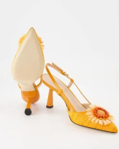1980 Slingpumps in Orange