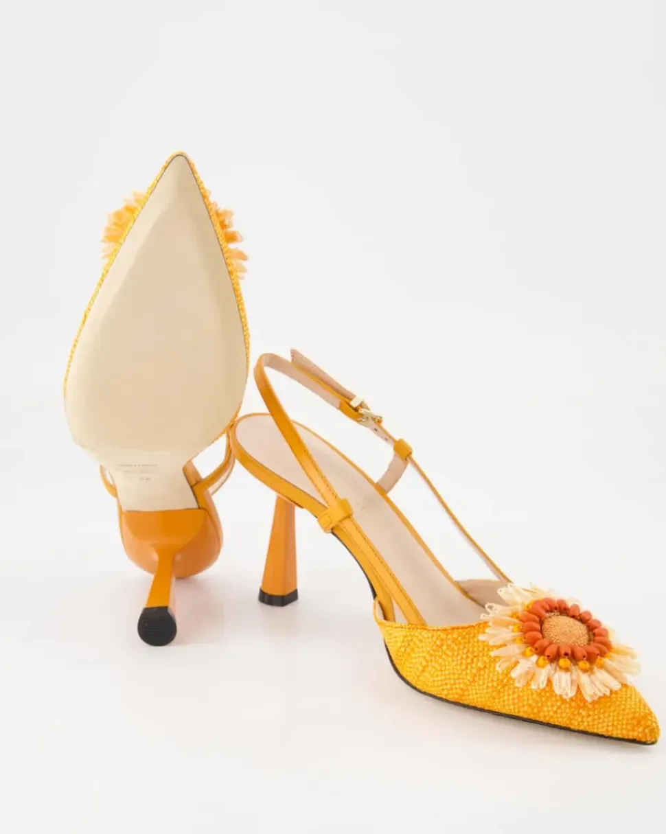 1980 Slingpumps in Orange