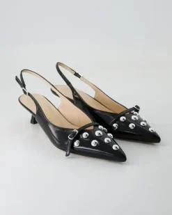 574-102 Slingpumps in Schwarz