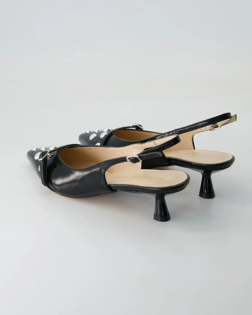 574-102 Slingpumps in Schwarz