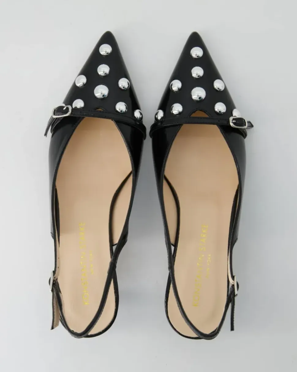 574-102 Slingpumps in Schwarz