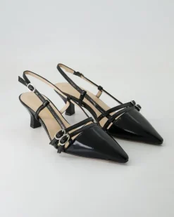 1633-102 Slingpumps in Schwarz