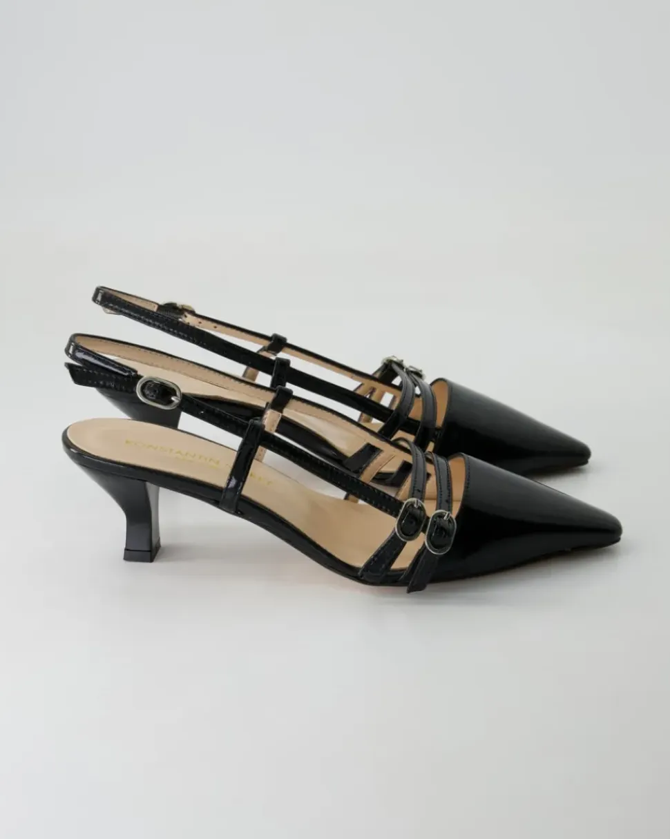 1633-102 Slingpumps in Schwarz