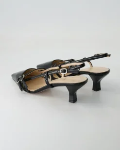 1633-102 Slingpumps in Schwarz