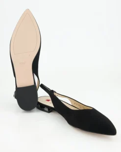 100112-0100 Slingpumps in Schwarz