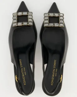 0440 Slingpumps in Schwarz