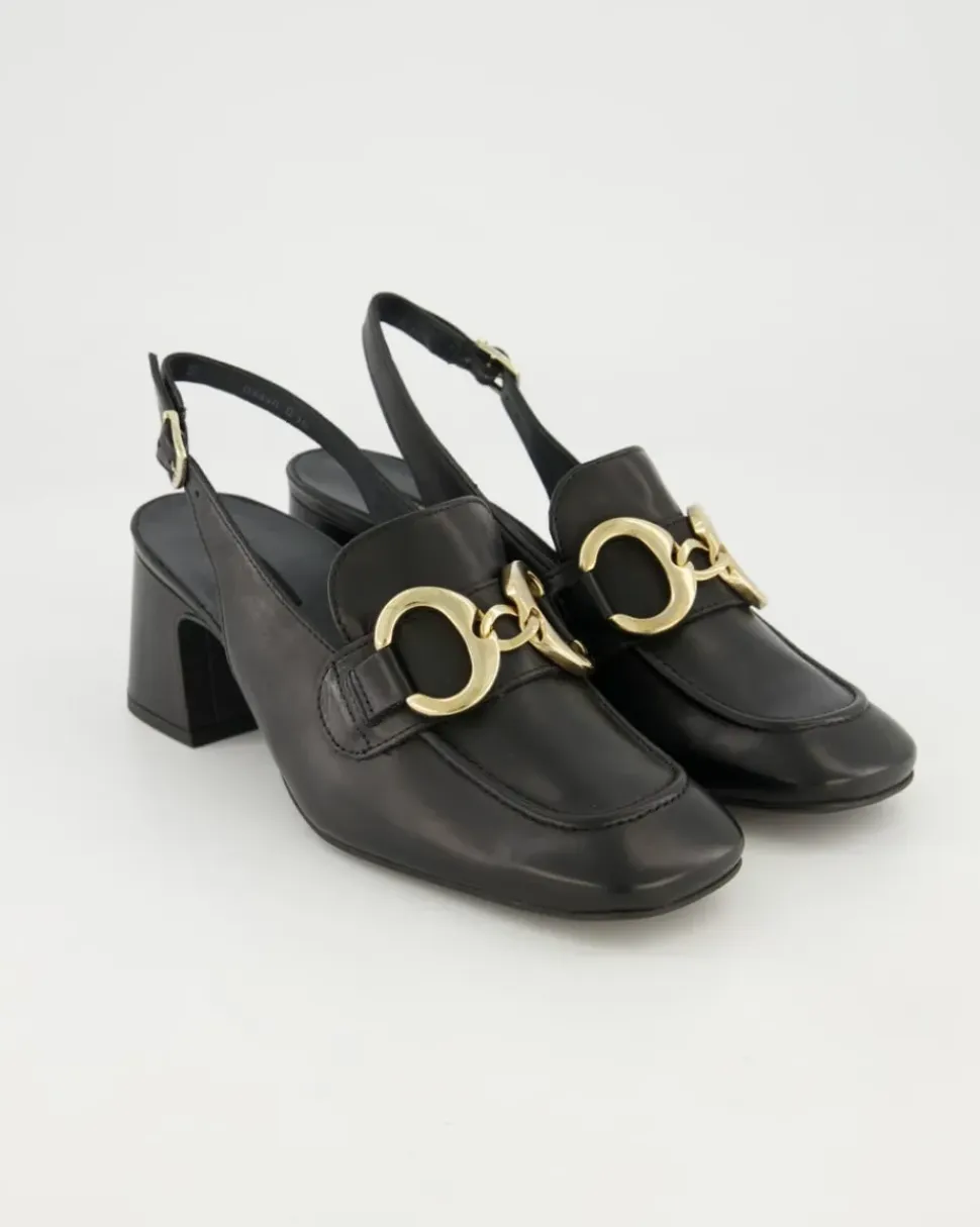 7998-003 Slingpumps in Schwarz