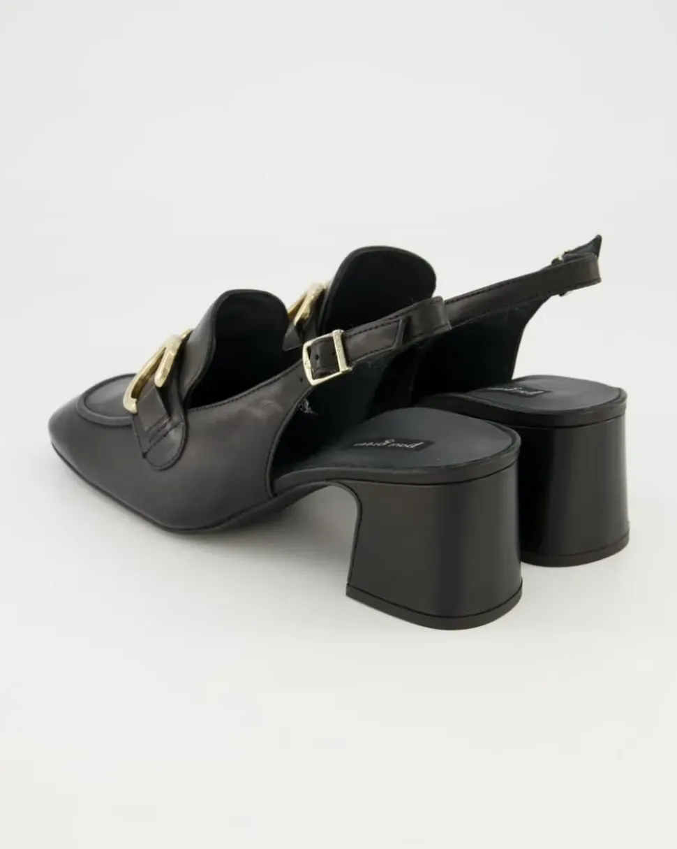 7998-003 Slingpumps in Schwarz