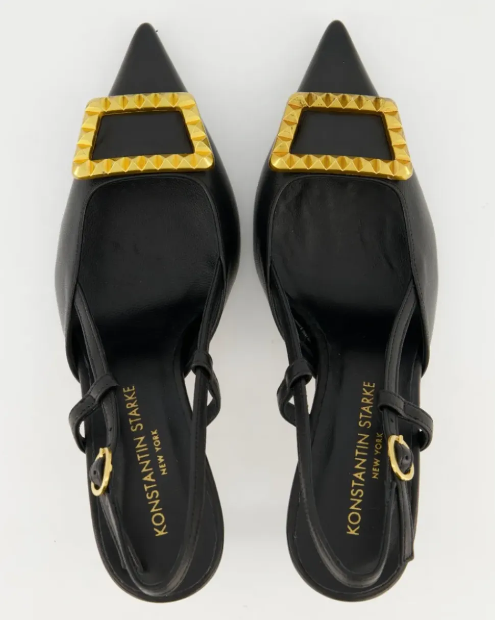 0634 Slingpumps in Schwarz