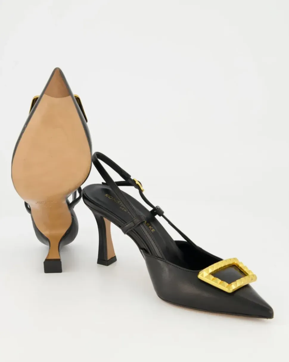 0634 Slingpumps in Schwarz