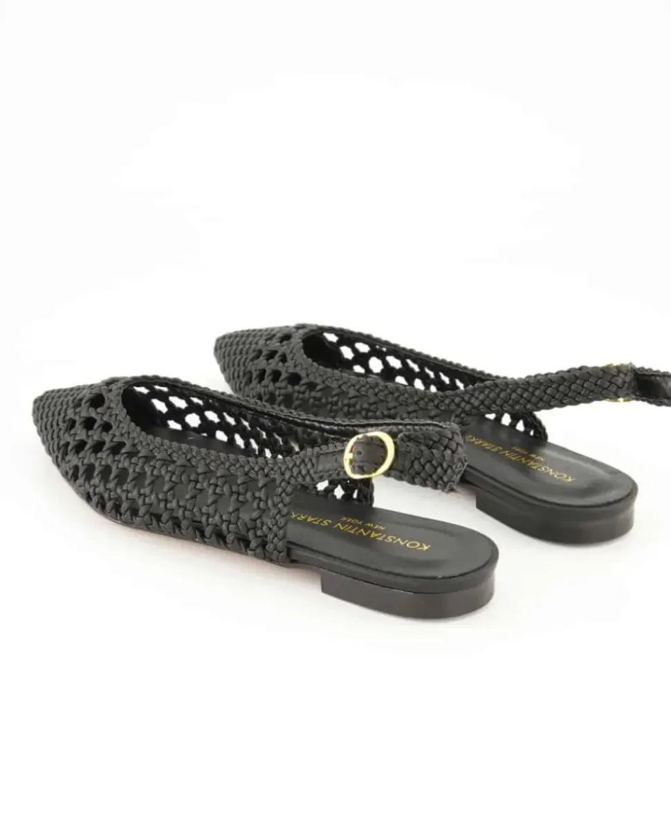 1969-105 Slingpumps in Schwarz