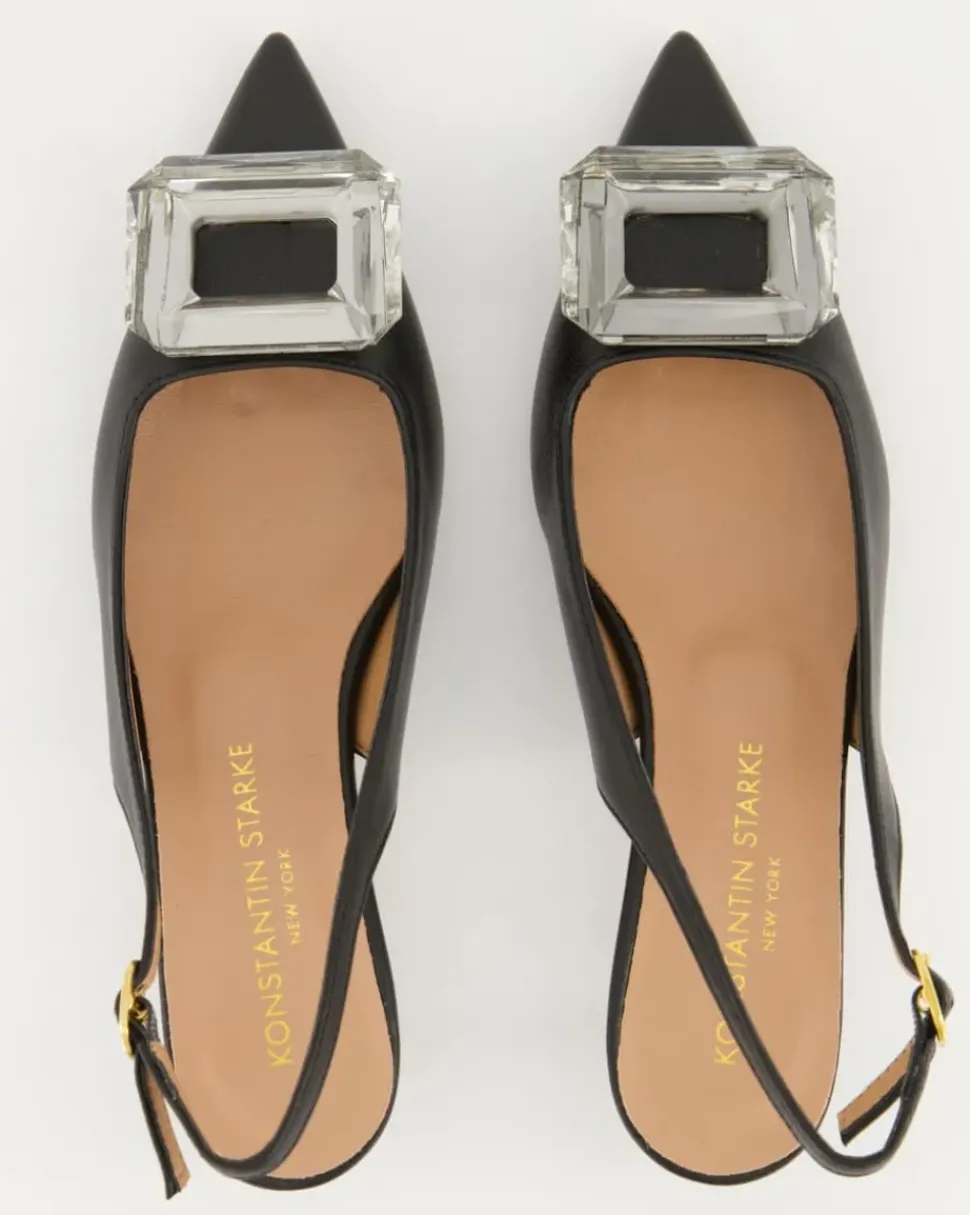 559 Slingpumps in Schwarz