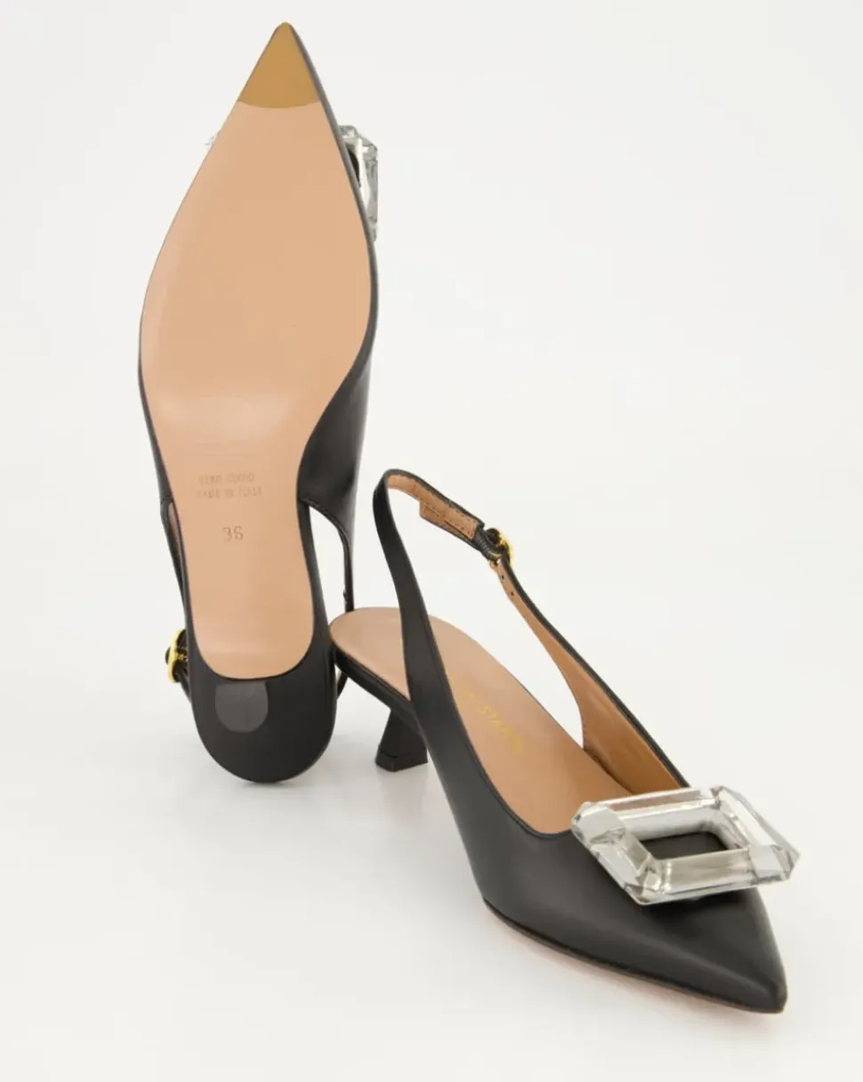 559 Slingpumps in Schwarz
