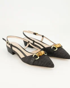 215 Slingpumps in Schwarz