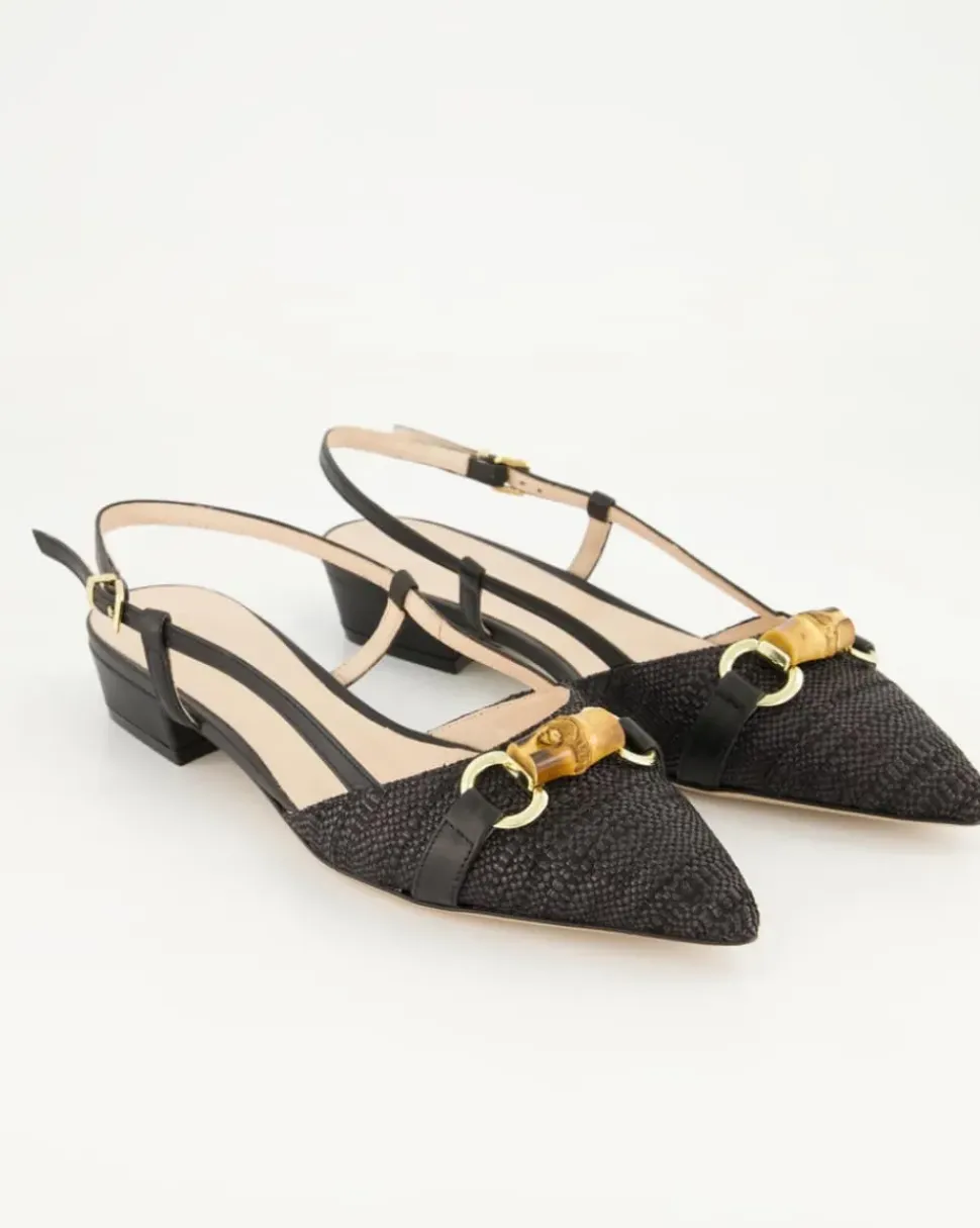 215 Slingpumps in Schwarz