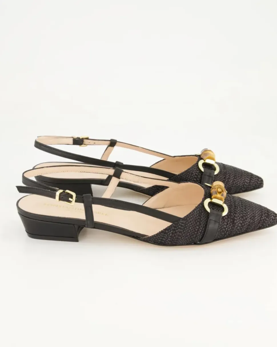 215 Slingpumps in Schwarz