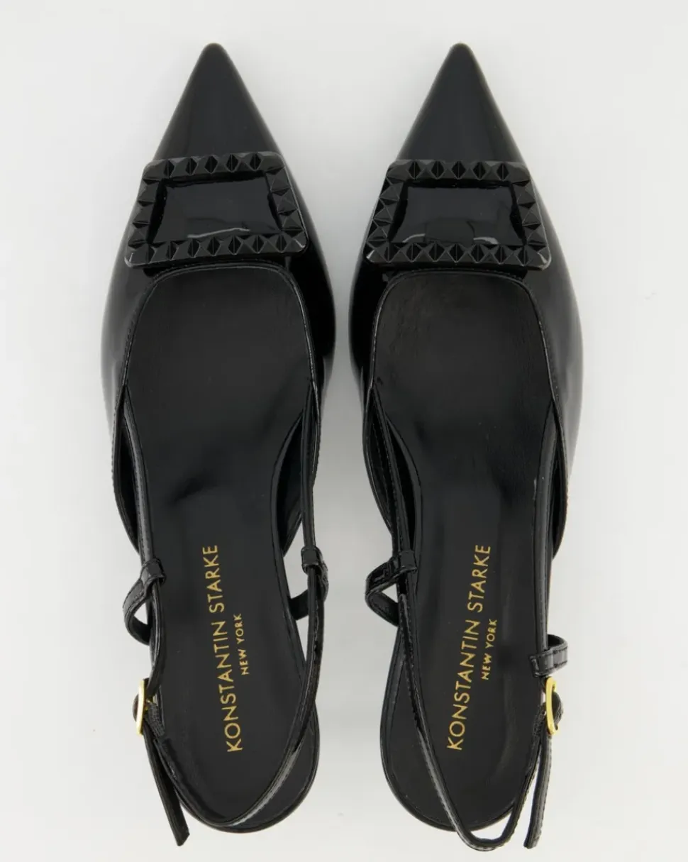 0535 Slingpumps in Schwarz