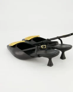 0536 Slingpumps in Schwarz