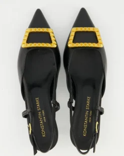 0536 Slingpumps in Schwarz