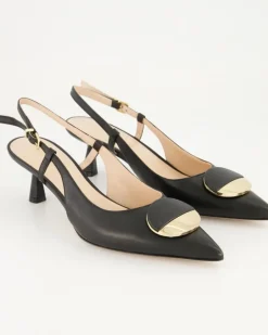 5553 Slingpumps in Schwarz
