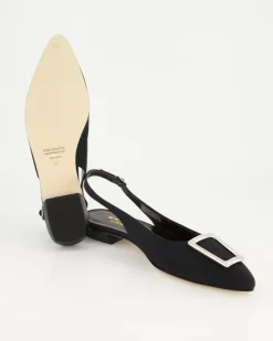 11854 Slingpumps in Schwarz
