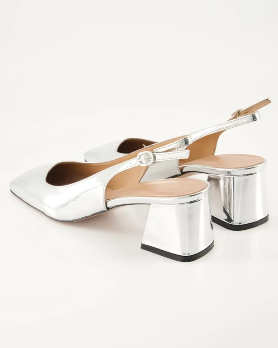 1510 Slingpumps in Silber