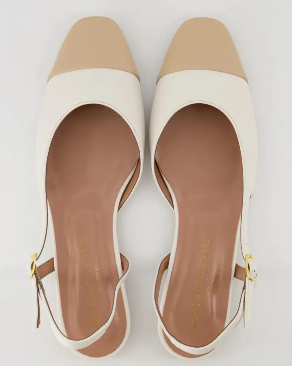 383 Slingpumps in Weiß