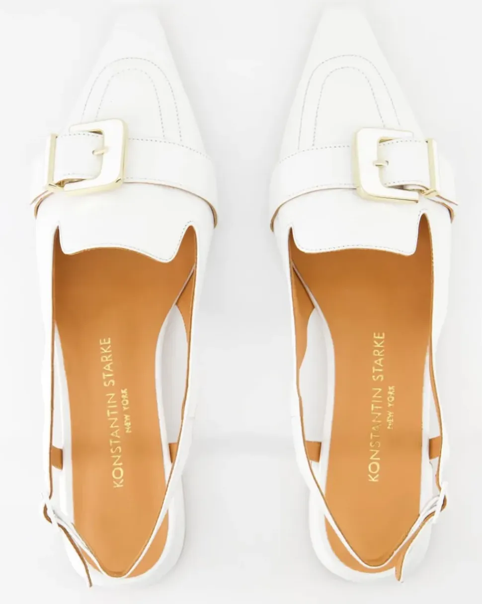 3355 Slingpumps in Weiß