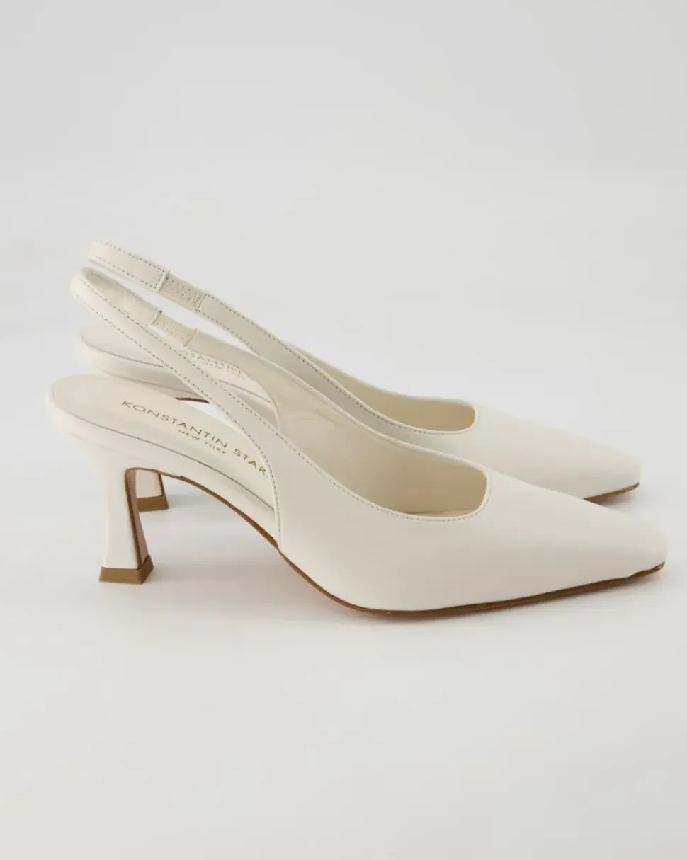 06023 Slingpumps in Weiß