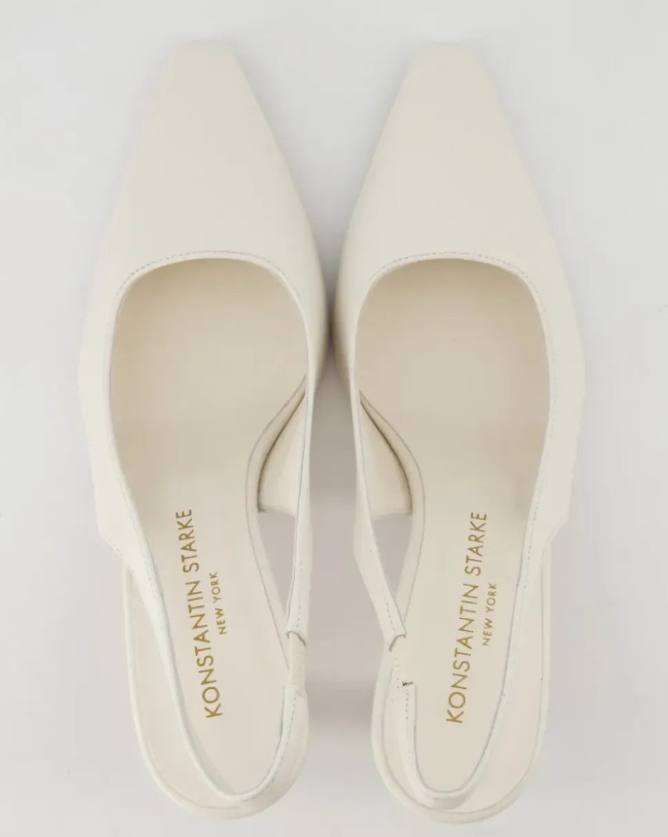 06023 Slingpumps in Weiß