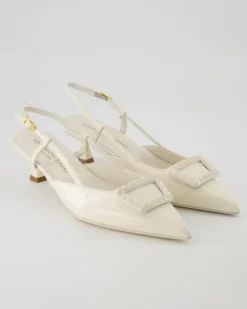 0535 Slingpumps in Weiß