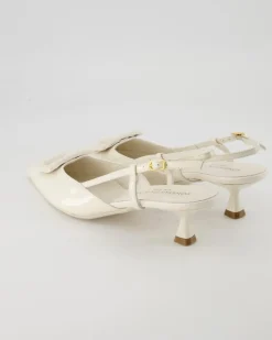 0535 Slingpumps in Weiß