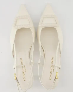 0535 Slingpumps in Weiß