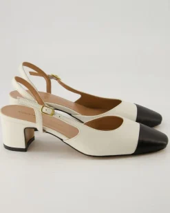 Sling Slingpumps in Weiß