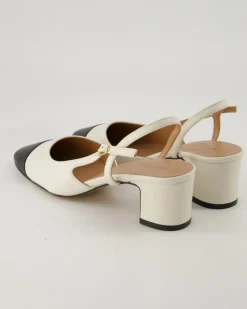 Sling Slingpumps in Weiß