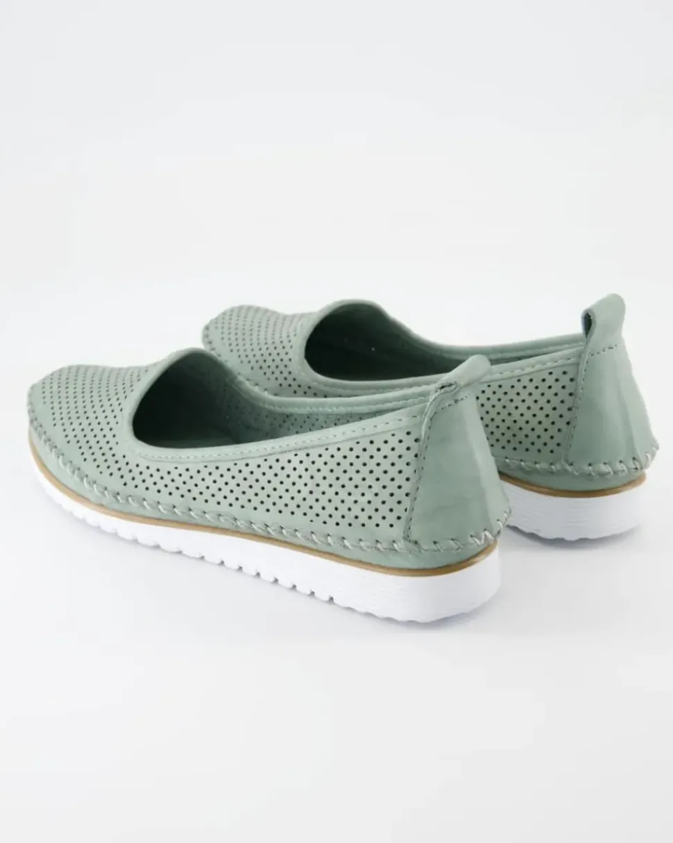 0021714-208 Slipper in Grün