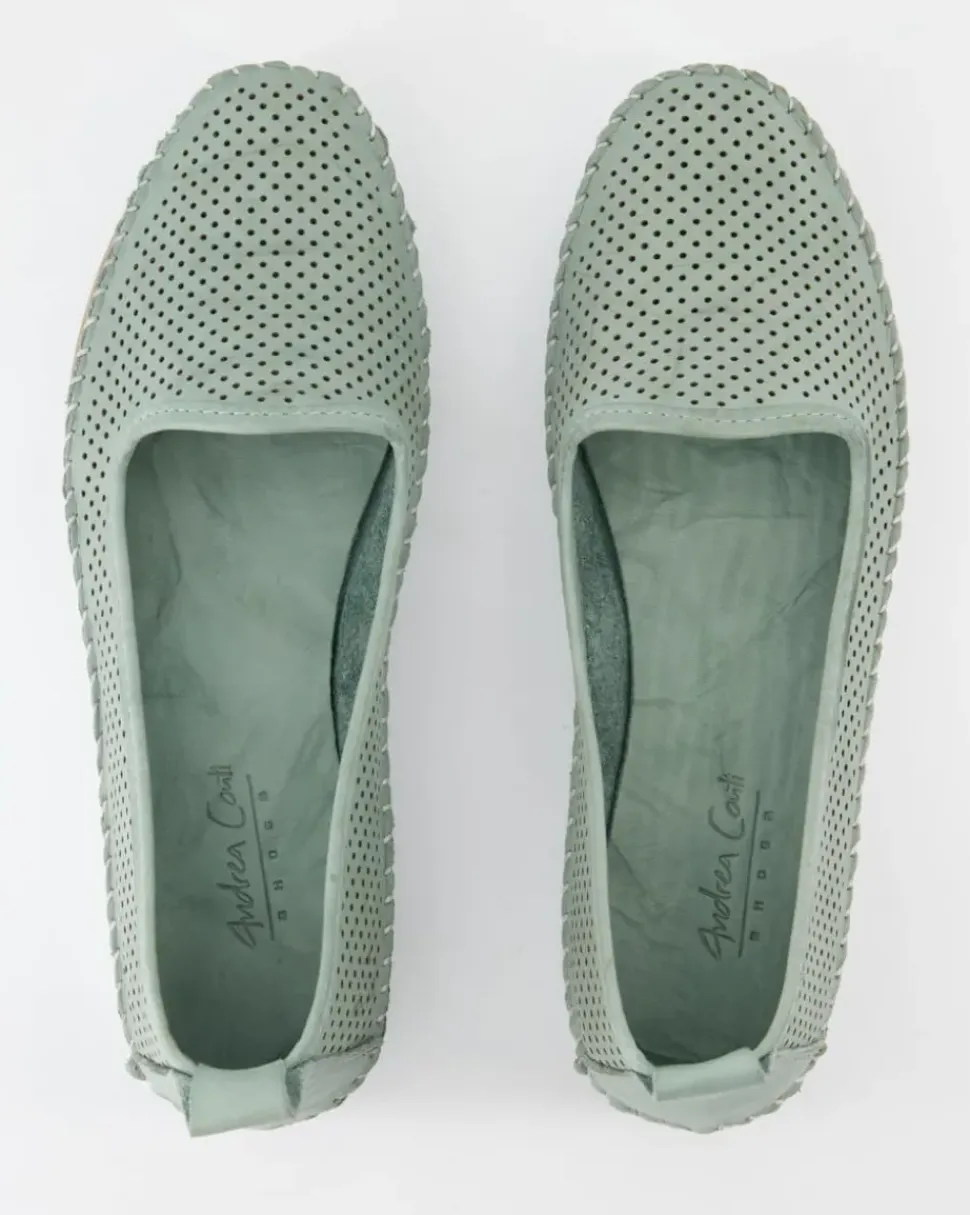 0021714-208 Slipper in Grün