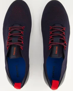 SPHERICA A - KNITTED TEXT. Sneaker in Blau