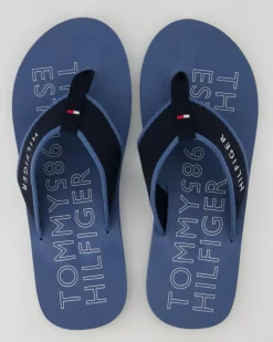 Sporty Beach Sandal Zehentrenner in Blau