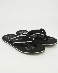 Sporty Beach Sandal Zehentrenner in Schwarz