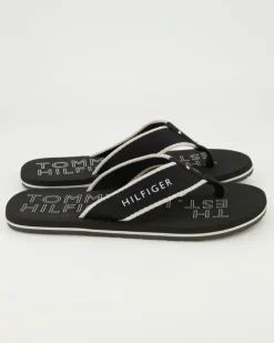Sporty Beach Sandal Zehentrenner in Schwarz