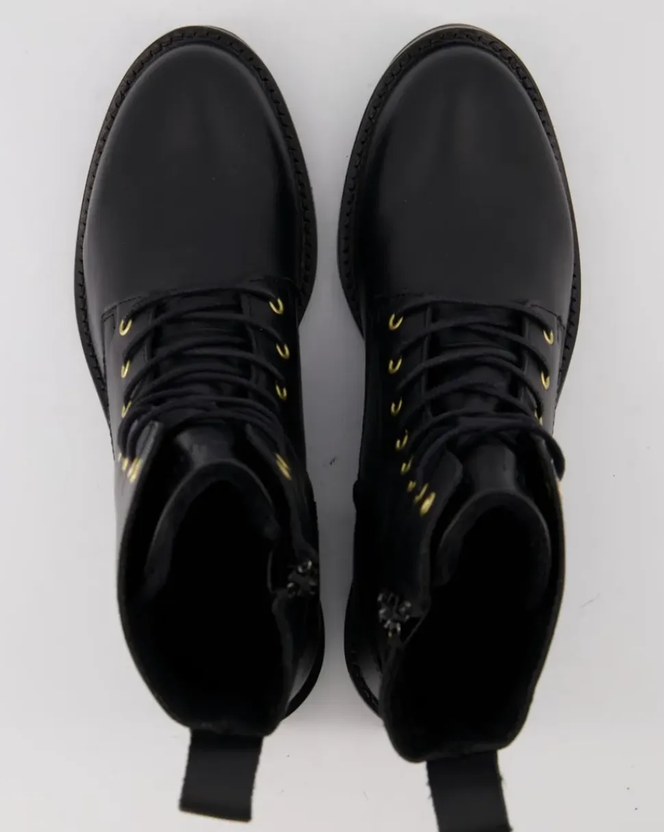 S1-1635 Stiefeletten in Schwarz