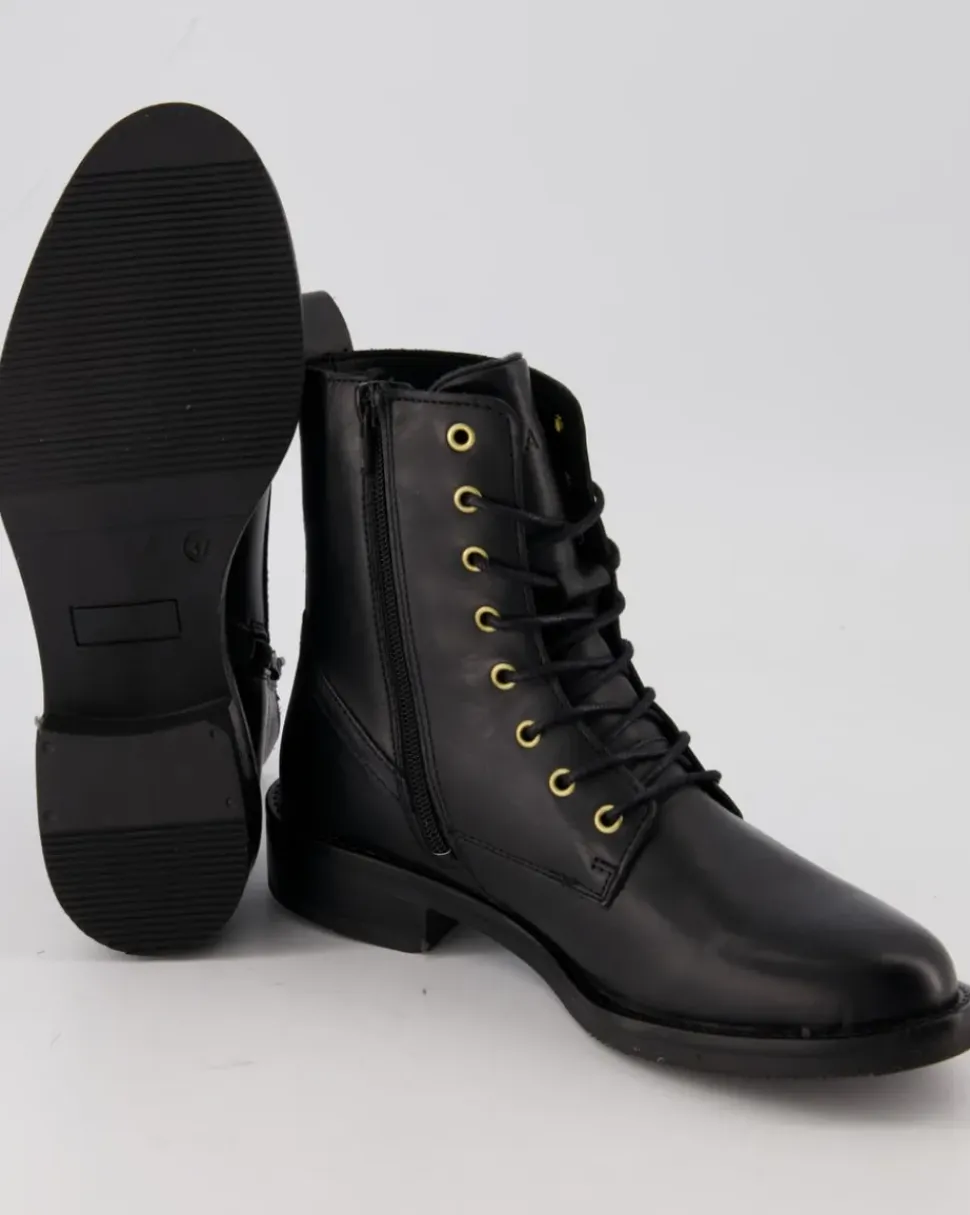 S1-1635 Stiefeletten in Schwarz