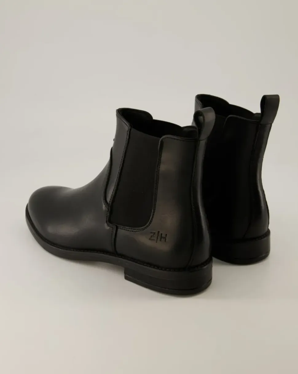 S1-1566-0 Stiefeletten in Schwarz