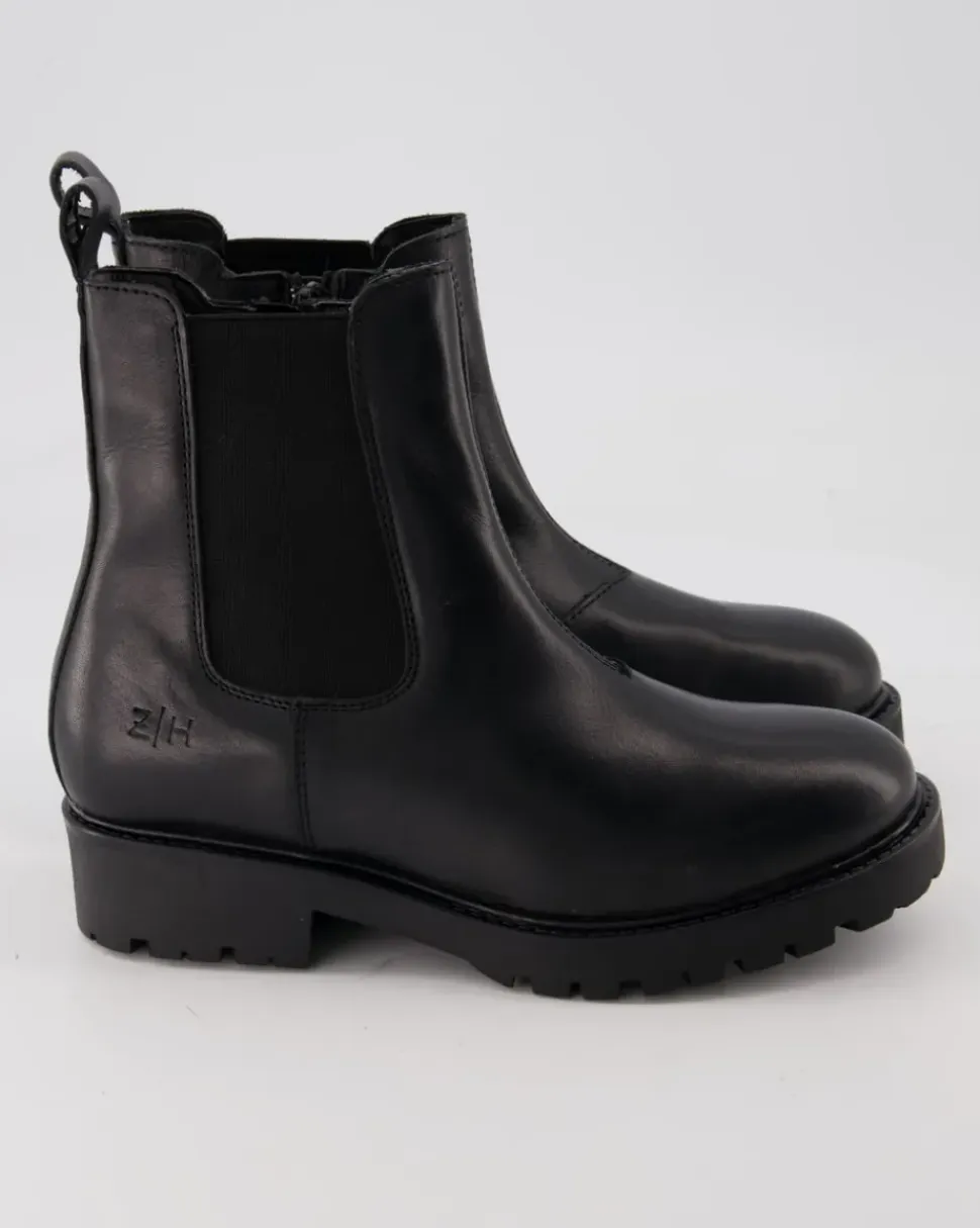 S1-1320 Stiefeletten in Schwarz